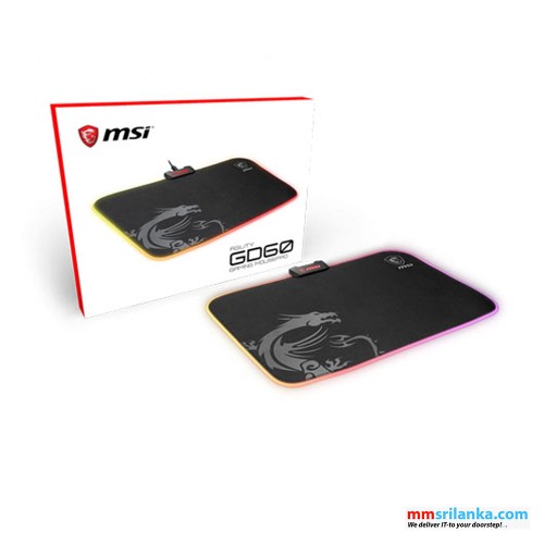 MSI AGILITY GD60 RGB GAMING MOUSE PAD J02